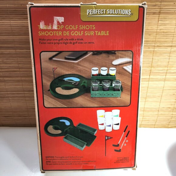 Golf Tabletop Game Golf Shots Perfect Solutions Putting Green Novelty Party - Picture 7 of 12